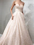 A Line Sweetheart Sparkly Sequins Tulle Prom Dresses LBQ1887